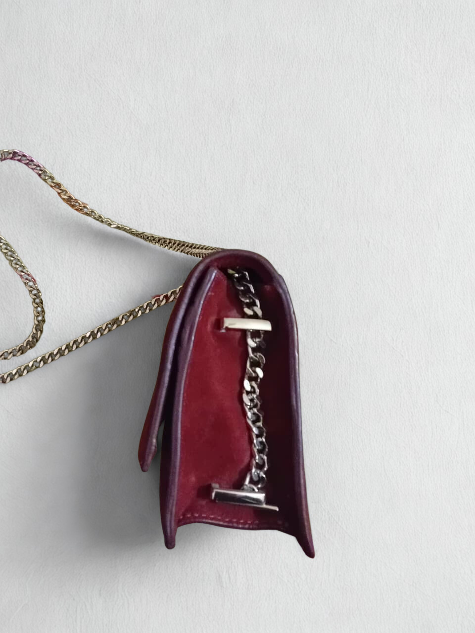 Zara Women Suede Flap Crossbody - Image 4